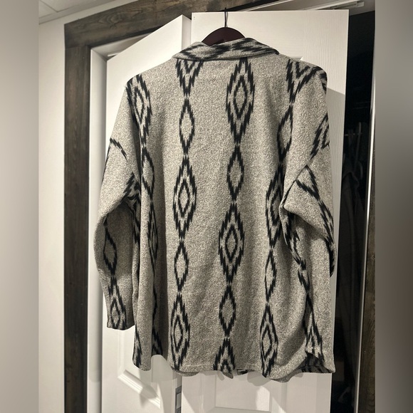 Western women’s boho light printed shacket - Picture 2 of 4